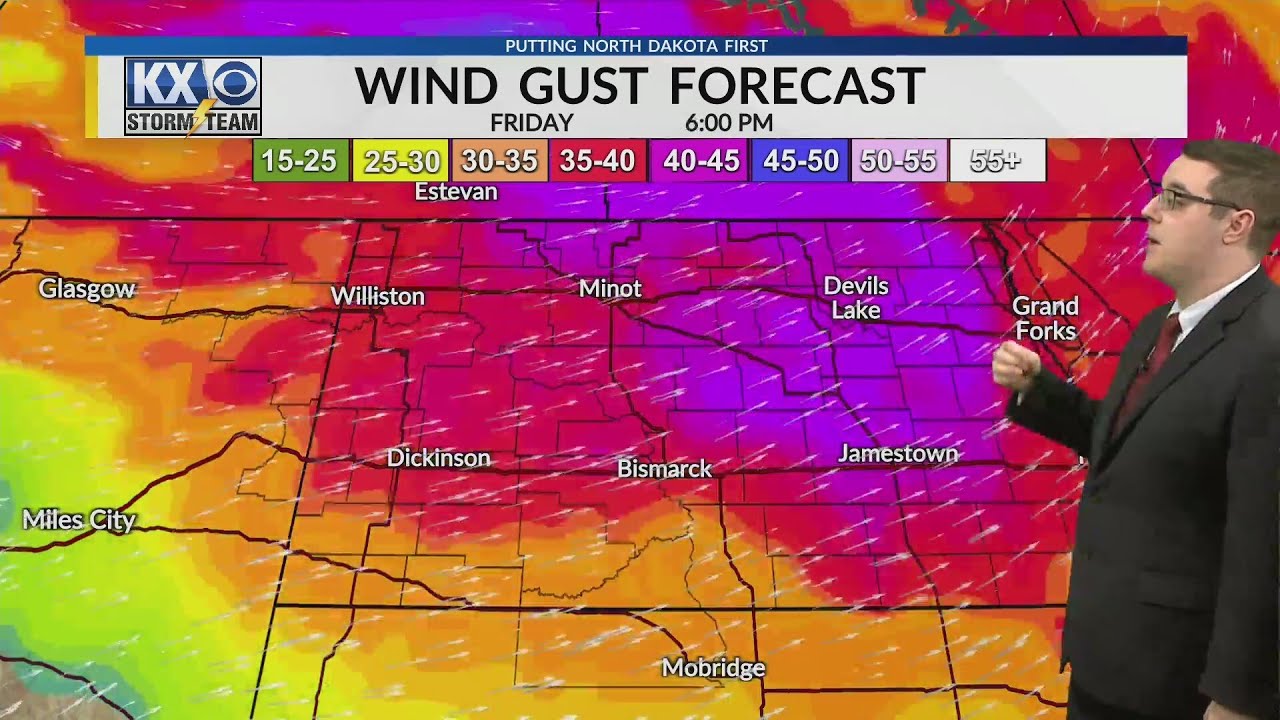 Winds will start picking up later into the week and temperatures drop ...