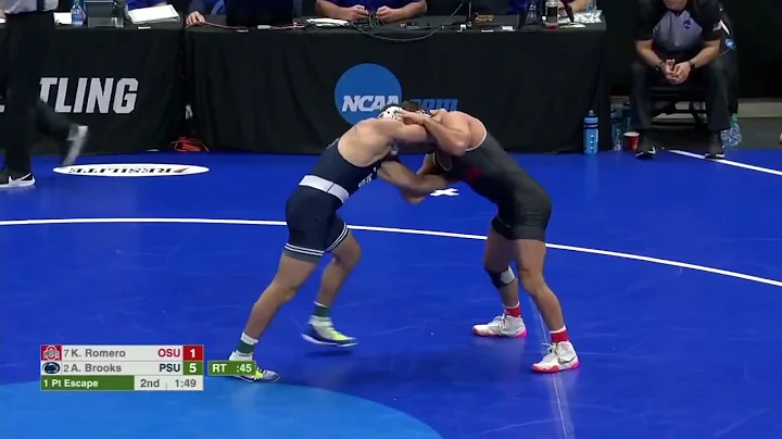 184 lbs : Aaron Brooks vs Kaleb Romero ( QuaterFin...