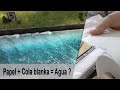 Vídeo demostrando realista ilusion de agua para la maqueta