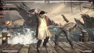 Mortal Kombat XL:KILLER LEATHERFACE VS JASON#gaming #videogame