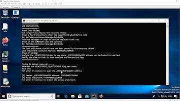 Exploitation 4011 Windows Kernel: Race + UAF in KTM 09 3 Lab Address Leak Discovery and Loop Escape2