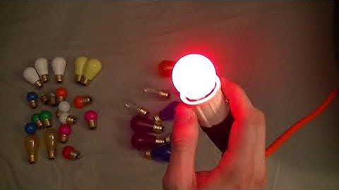 Light Bulb Day #1 - New Colored Incandescent And VINTAGE CFL Bulbs!