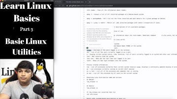 Learn Linux Basics | Part 3: Basic Linux Utilities