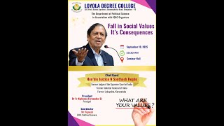 'Whatever you become but first become Human' - Hon'ble Justice N Santosh Hegde - Special Talk