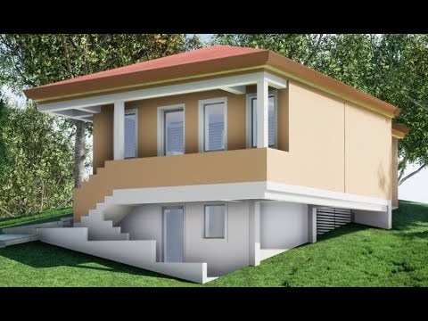 Archicad - Kuća sa podrumom na padini - Tutorijal #2 - Projektovanje i crtanje kuće