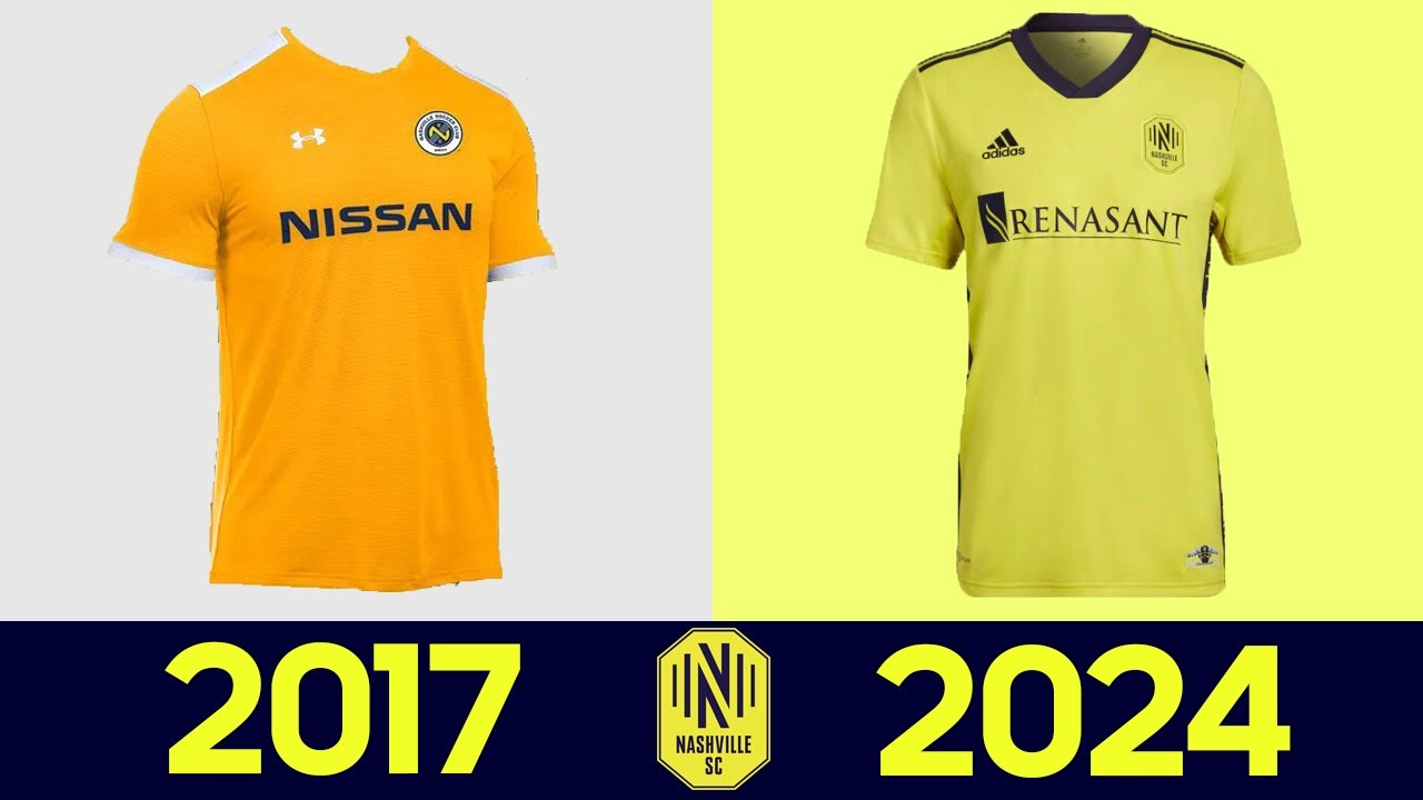 The Evolution of Nashville SC Kit 2023-24