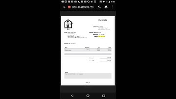 [Android] Send an estimate using Breezeworks