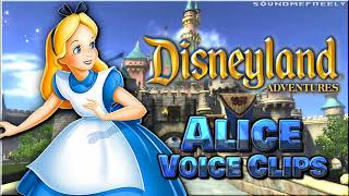 All Alice Voice Clips • Disneyland Adventures for Kinect • All Voice Lines • 2011 (Hynden Walch)