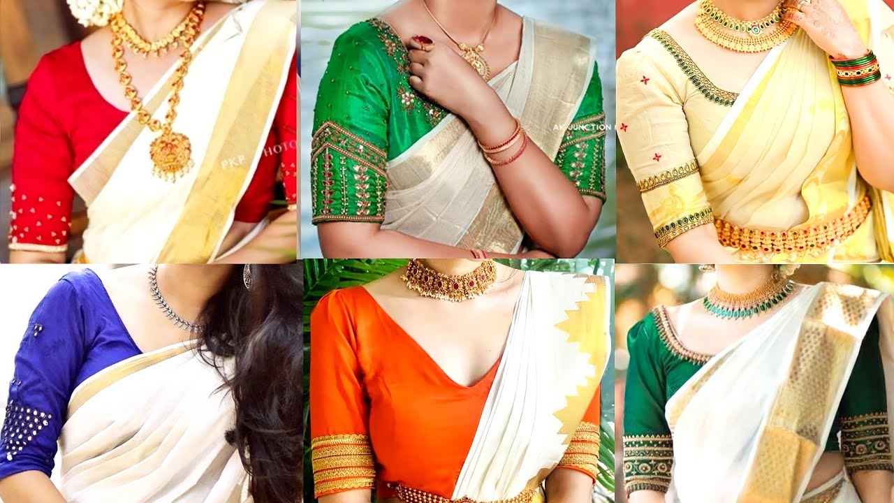 Stunning Kerala Saree Blouse Designs