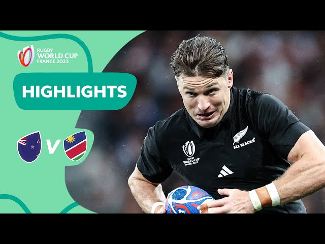 Melhores momentos Nova Zelândia x Namíbia pela Copa do Mundo de Rugby  (71-3)