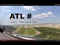Landing at Atlanta - William B Hartsfield Int'l Airport (ATL/KATL) USA - (Cockpit View)
