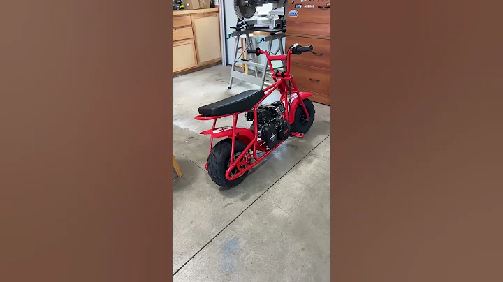 The GMB100 is too clean 🔥 #minibike #frp #gmb100 #engine #stock #bikelife #builtnotbought #racing