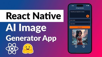🔴 Build an AI Image Generator App in React Native | Beginner Course