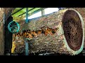 Like a Gem ‼ Wood Working Techniques Surprise With Fastest Results in the sawmill