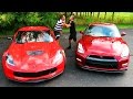 GTR vs Z06 DRAG RACE BATTLE!!