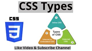 CSS Tutorial : #2 Types of CSS | Insertion of CSS