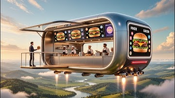 Mid-Air Burgers & Sky KFCs?! The Future of Fast Food (Music Video)