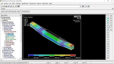 Ansys tutorial | Ansys mech apdl | variably distributed load
