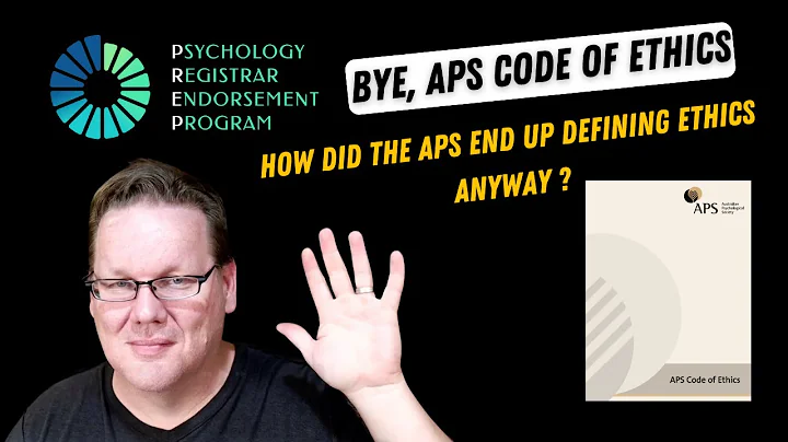 Bye APS code of ethics