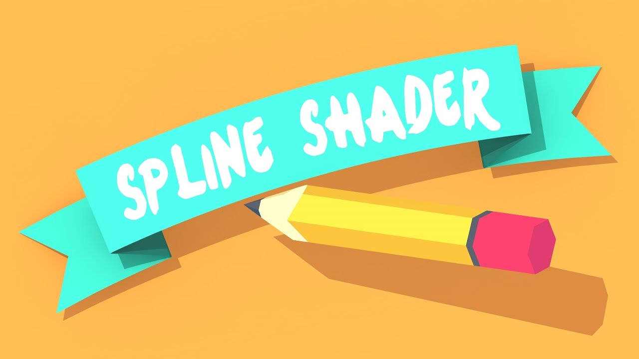 Cinema 4D Tutorial - Using the Spline Shader to Create Text as a ...