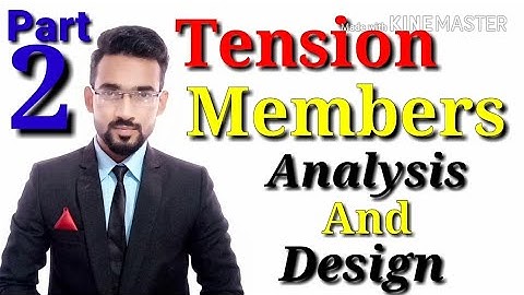 Analysis and Design of Tension members | Part-2