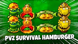 Plants Vs. Zombies Hybrid | Hamburger Plants - Survival Mode - Hybrid Plants Gameplay & Download