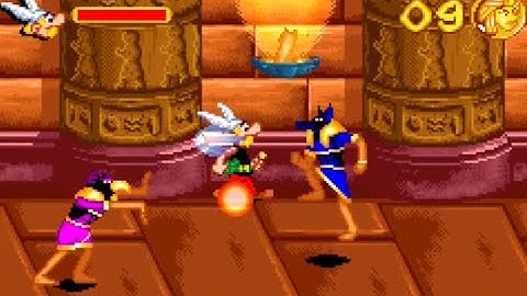 Asterix and Cleopatra level 4 Asterix no air punches no damage