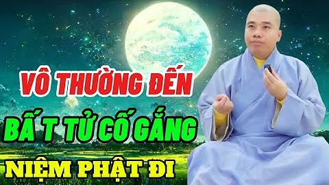 VÔ THƯỜNG ĐẾN BẤT TỬ CỐ GẮNG NIỆM PHẬT ĐI  #cusinhuanduc