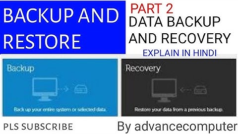 BACKUP AND RECOVERY PART- 2 |DATA RECOVERY|WINDOWS & LINUX|@Advancecomputer-u9j|
