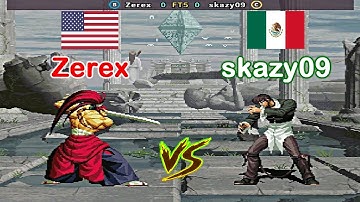 SNK vs. Capcom - SVC Chaos Super Plus - Zerex vs skazy09 FT5