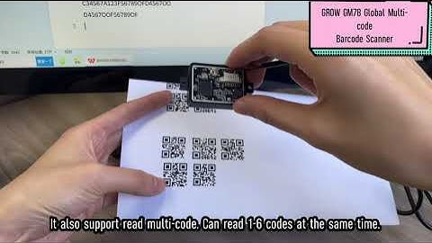 GROW GM78 Global Multi-code DC5V USB UART Interface 1D 2D Barcode Scanner Module Reader
