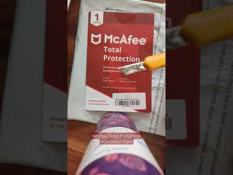 McAfee 1pc 3years Activation Card