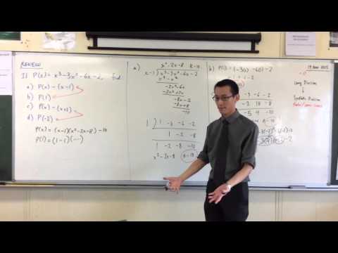 Remainder & Factor Theorems (2 of 4: Finding out what caused the "Coincidence")