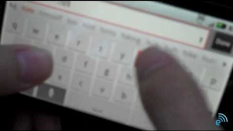 Motorola Droid X - Multi-touch Keyboard