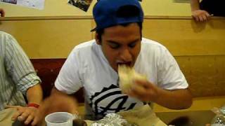 Qdoba Dinkytown Burrito Eating Contest (chicken)