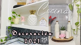 IDEAS PARA DECORAR LA COCINA 2021💓DECORACIÓN 2021💓DECORANDO MI COCINA PEQUEÑA💓KITCHEN DECOR 2021