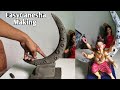 चांद पर गणेश जी की मूर्ति बनाने सीखें | how to make Ganesha on moon | Easy Ganesh murti making 2025