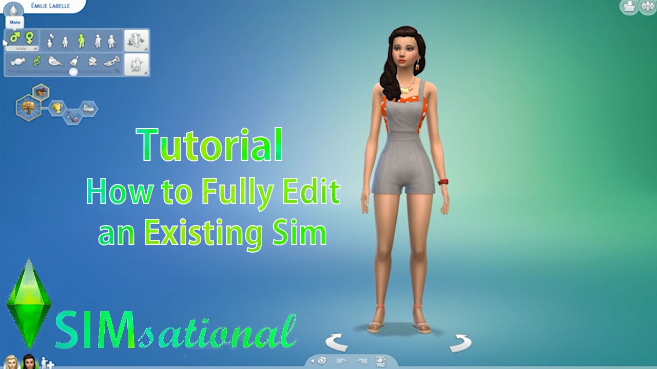 The Sims 4: CAS Full Edit Mode Cheat 👕✓ 