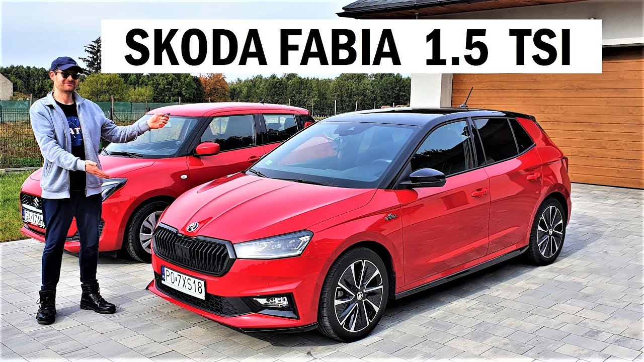 Skoda Fabia 1.5 TSI 150KM DSG7 Monte Carlo TEST PL muzyk jeździ YouTube