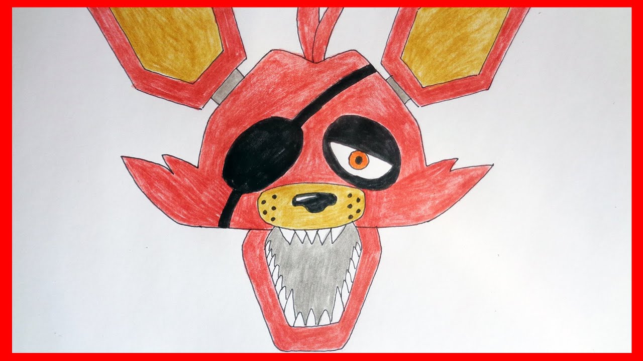 Jak Narysowac Postacie Z Fnafa How to draw Foxy five nights at freddy's characters - YouTube