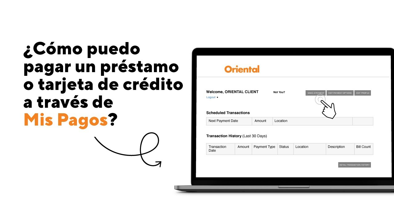 Cómo hacer un pago en Mis Pagos.