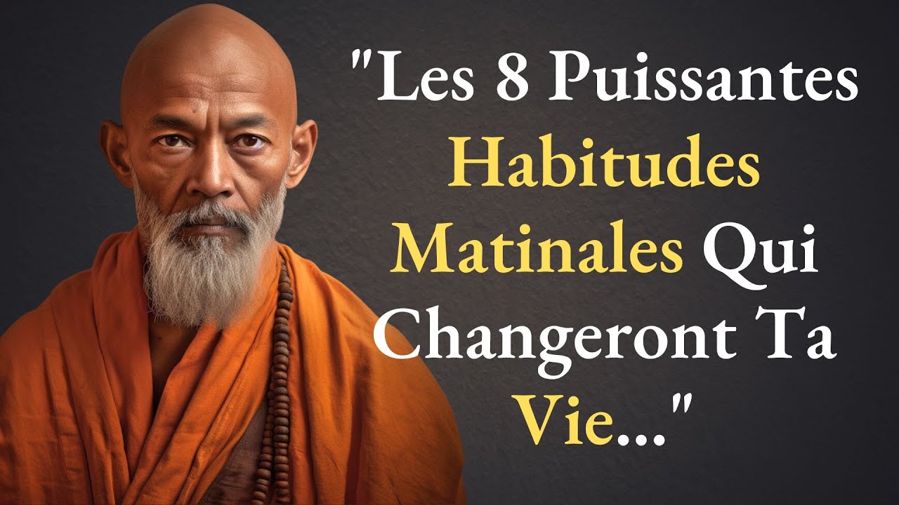 Les 8 incroyables habitudes matinales qui changeront ta vie | Paroles ...