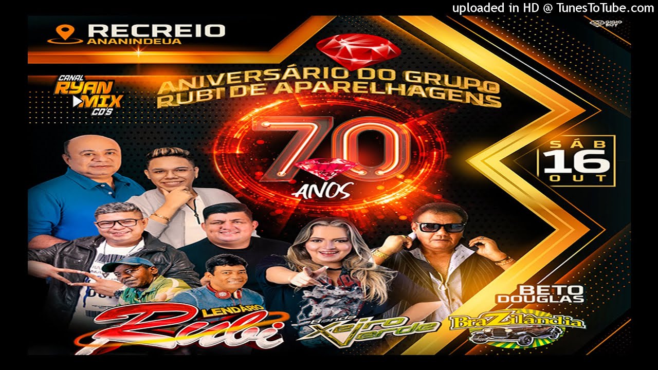 CD(AO VIVO)LENDÁRIO RUBI SAUDADE l EM 4 BOCAS l DJ GIGIO BOY 21-07