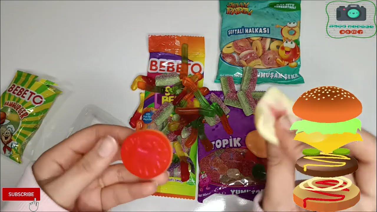 Part 2 Jelly Party Sour Candy VS Sweet Crazy Colors And Super