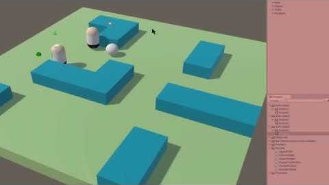 UOC-AI NavMesh, follow, pursue