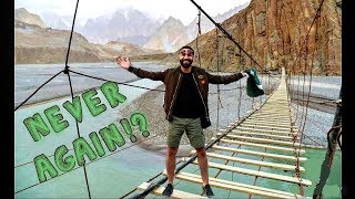 Hussaini Bridge Hunza Worlds Most Dangerous Bridge In Pakistan Dogarnation