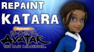 Custom KATARA doll repaint TUTORIAL [ Avatar The Last Airbender ] screenshot 4