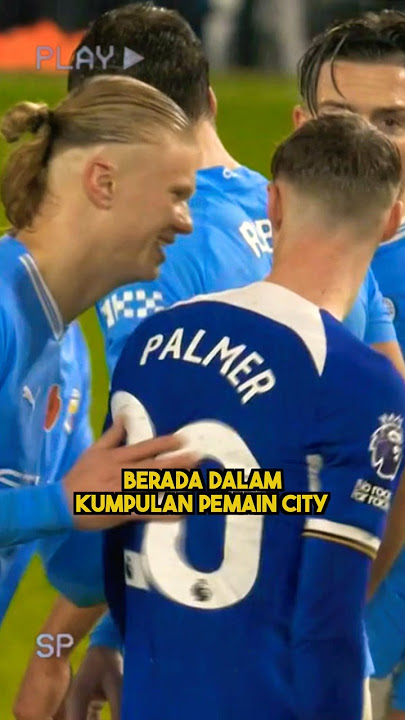 Auto Diusir! Momen Kocak Cole Palmer Nimbrung Di Antara Pemain City! #mancity #shorts