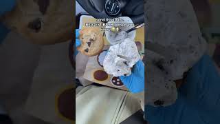 McDonald's chocolate chip cookies with Oreo McFlurry in the middle is the best duo