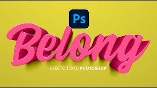 Letras 3D en photoshop